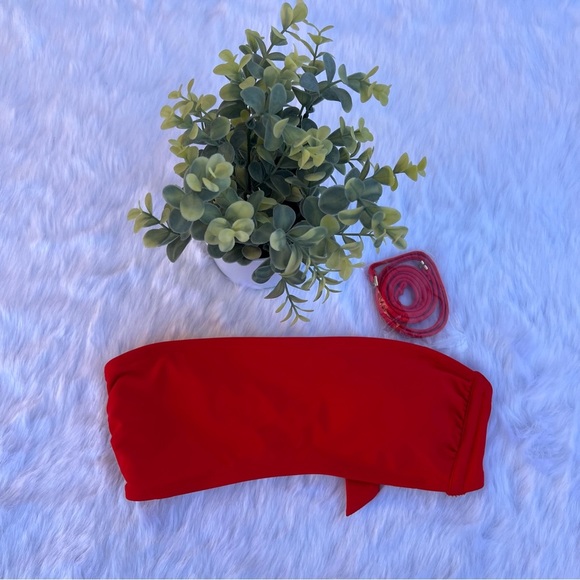 NWOT Juniors' Bandeau Bikini Top - Xhilaration SIZE M - Picture 6 of 15